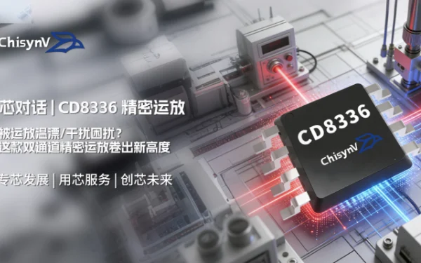 被运放温漂/干扰困扰？这款双通道精密运放卷出新高度—CD8336